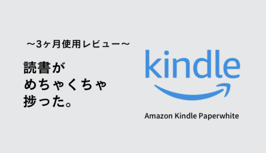 紙の本好きの僕がKindle Paperwhiteを３ヶ月使ってみて感じたことをレビュー